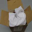 Biscaynebay Wrap Around Bed Skirts for King & Cal King Beds 15" Drop, White Adjustable Elastic Dust Ruffles Easy Fit Wrinkle & Fade Resistant Silky Luxurious Fabric Machine Washable