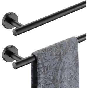 JQK Oil Rubbed Bronze Towel Bar, 20.5 Inch 304 Stainless Steel Thicken 0.8mm Towel Rack Bathroom, Towel Holder ORB Wall Mount, Useable Length 18 Inch 2 Pack, TB110L18-ORB-P2