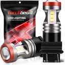 Torchbeam 3157 LED Light Bulbs 3600 Lumens with Projector Error-free For Reverse Back Up Lights DRL Brake Lights Fit 3156 3057 3056 4157 6500K Xenon WhitePack of 2