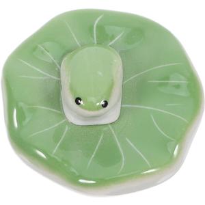 Yardwe Ceramic Floating Fish Statue Fish Tank Decor Aquarium Figurines Garden Pond Decoration Light Green 2.16 Inch Floating Aquarium Decor