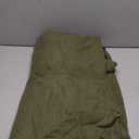 Bedsure GentleSoft 100% Cotton Blanket Queen Size for Bed - Breathable and Lightweight, Soft Cozy Textured Herringbone Woven Blanket for Summer, Olive Green, 90x90 inches