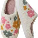 Women Men Plush Strawberry Slippers Cute Fuzzy Slippers Non-Skid Winter Warm Cozy House Indoor Outdoor Shoes Size 38-39 Pack of 3