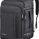 Carry On Backpack, 50L Travel Backpack, Luggage Backpack TSA Flight Approved Laptop Backpack for Men & Women, Large Expandable 40L Daypack Lightweight Business Weekender Bag, Black, 2X-Large(20"x14"x10")