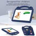 for Revvl Tab 2 Case (2025), EVA Shockproof Tablet Cover with Stand Handle Shoulder Strap,for Tmobile Revvl Tab 2 Tablet Case 10.1'' -Navy