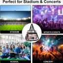 Oraben Clear Tote Bag Clear Bag Stadium Approved 12x6x12 Stadium Bag for Work, Sports Games, Gym