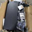 UNIQUITE Display Cabinet with Glass Doors, LED Curio Cabinet with RGB Human Body Sensor Light, 4-Tier Figure Display Case for Collectibles, Tall Bookcase with 4 Shelves, Storage Cabinets, Showcase