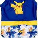 Pokemon Girls UPF 50+ One Piece Bathing Suit Little Kid to Big Kid (6)