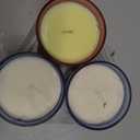 3 x Paddywax Candles Al Fresco Collection, Naturally Scented Candle, 7 Ounces, Blue, Rosemary + Sea Salt