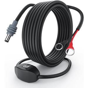 XTAR Starlink Mini O-Ring DC Charging Cable,3M/10FT Starlink Mini Power Cable with Switch (CB8)