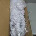 5 ft. Unlit Slim Pencil Artificial Christmas Tree with Metal Stand White