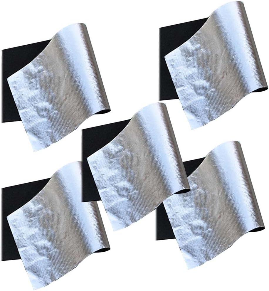 Carbon Fiber Fireproof Blanket Flame Retardant Fireplace Mat Outdoor 10Cmx20cmx2mm 5Pcs