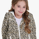 Zando Girls' Rain Jacket - Lightweight, Waterproof, Hooded - Girls' Outerwear - XL