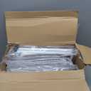 3 Tier Shoe Rack for Closet, 46.5 Inch Extra Long Shoe Storage Organizer for Shelves, Heavy Duty Metal, Easy Assembly, White