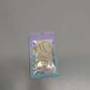 10 Pcs Gold Brass Key Rings,Small Locking Carabiner Clip Keychain,Screw Lock Oval Keyring,Purse Bag Charms Holder for Handbag