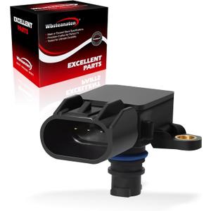 MAP Sensor Manifold Absolute Pressure: 5033310AC 5149077AB Compatible with 2011-2022 Dodge Ram 1500 5.7L Hemi, 2005-2022 Jeep Grand Cherokee 3.6L- Replaces 56028562AB 7B0906052,See Fitment