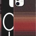 Jusy Compatible with Magsafe Phone Case for iPhone 12/12 Pro, Minimalist Design iPhone Cover with Wireless Charging（Matte） - Red