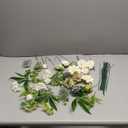 Serra Flora Artificial Flowers Combo Box Set for DIY Wedding Bouquets Centerpieces Arrangements Bridal Shower Party Home Decorations (Light Blue&navy Blue)