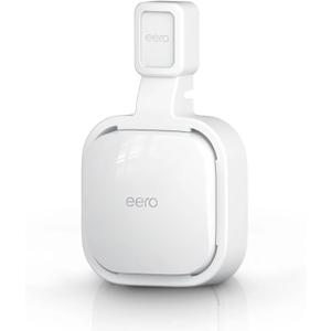Wall Mount Holder for eero Pro 6e/Pro 6 Mesh Wi-Fi System,Outlet Wall Mount Stand Bracket for eero Pro 6e tri-Band Mesh,Wall Bracket for eero Pro 6 Extender Router Wire Organizer (1)