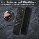 Voice Remote Replacement for Sony Smart TV Control:Comptible for 2019-2025 Sony Bravia OLED LED 4K 8K UHD,for Android Google TV with Shortcuts YouTube and Disney+ etc.