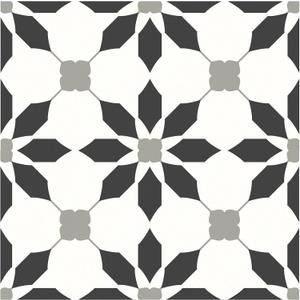 MORCART 8" x 8" Peel and Stick Floor Tile, 20 PCS Self-Adhesive DIY Vinyl Flooring for Renters, Removable and Waterproof Tile Sticker for Bathroom, Kitchen, Staircase (Black) (20 Tiles)