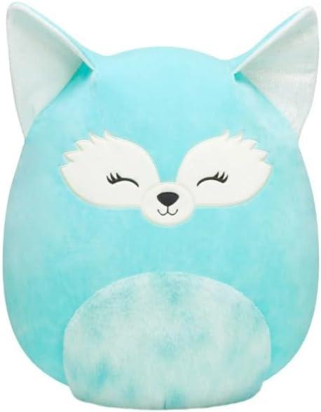 Squishmallows Plush 16 inch Dabney The Teal Fox - Childs Ultra Soft Stuffed Toy