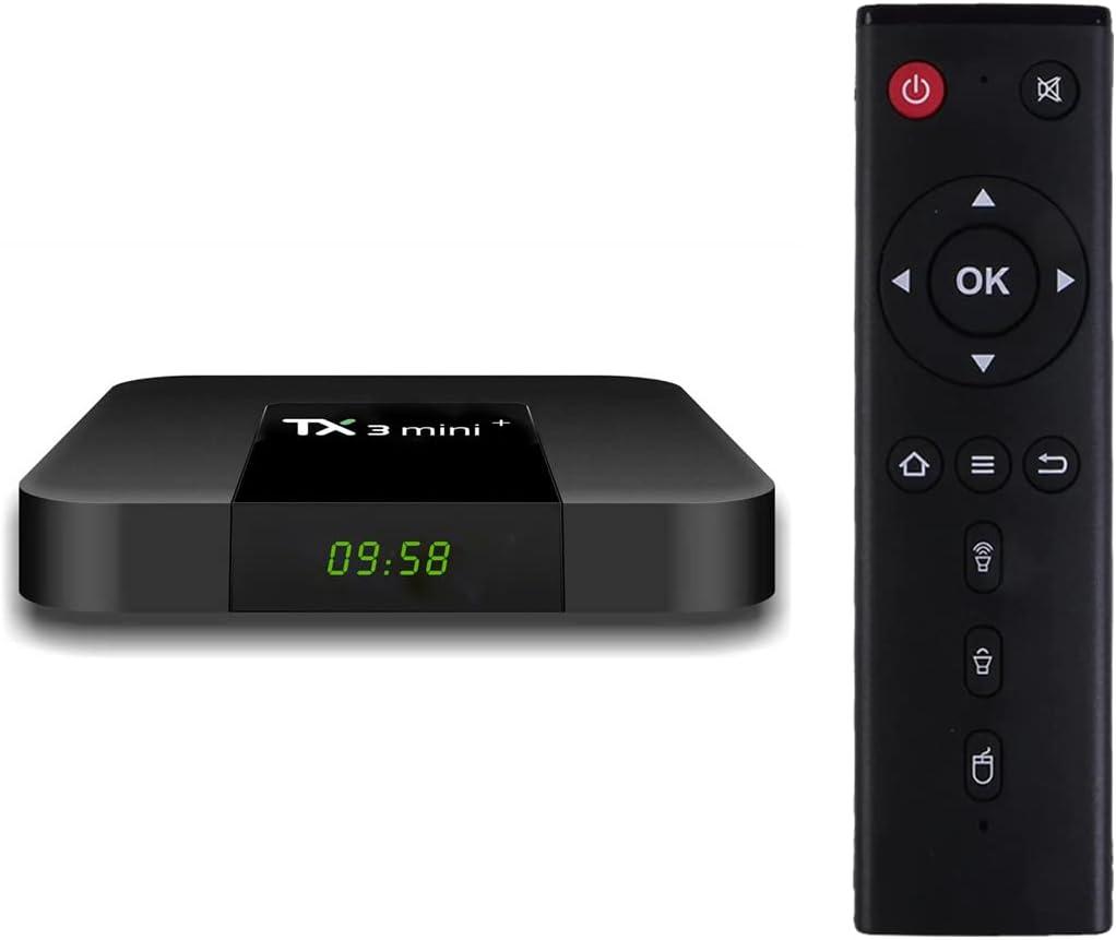Android 11.0 TV Box, TX3 MINI Plus RAM 4GB ROM 64GB Quad Core Amlogic S905W2 Ultra 4K HDR AV1 Dual Band WiFi 2.4G/5.8G BT 4.2 Home Smart Media Player