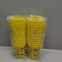 24 Pack Bat Party Favor Cups Plastic 16 oz Birthday Party Decorations Disposable Black Yellow Bat Design Drinking Cups for Adults Birthday Favors Supplies Decorations