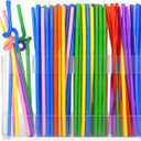 9.5 Large Acrylic Straw Holder for Cabinet Door - Reusable Tumbler Straw Organizer Storage for Kitchen Counter - Space- Saving Kitchen Accessories Cabinet Dispenser