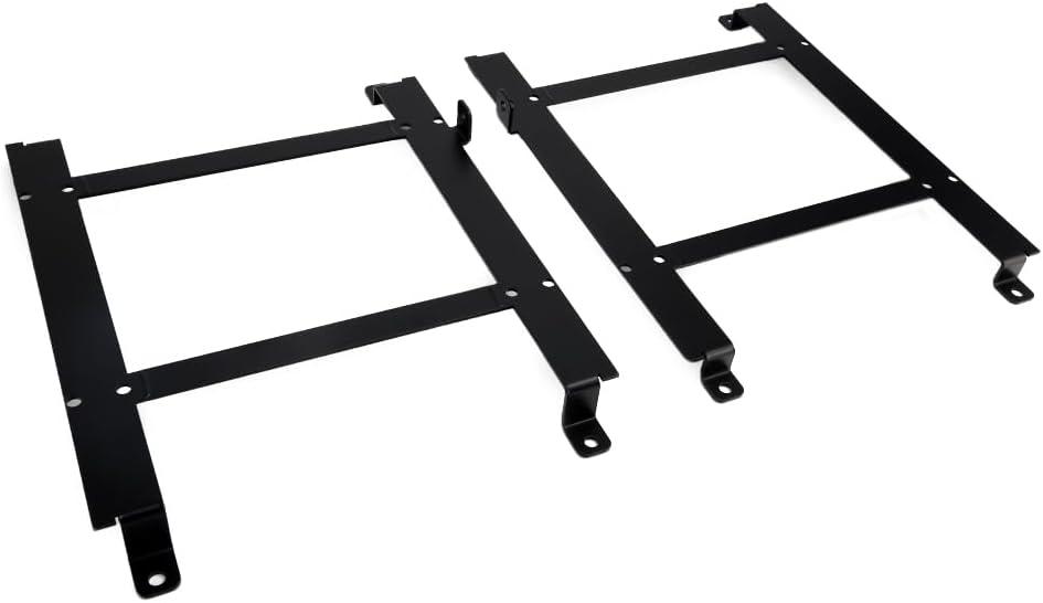 Areyourshop Low Mount Tensile Steel Seat Brackets, Racing Seat Mounting Brackets fit for Corvette C5 1997-2004