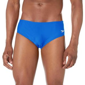 Speedo Men's Swimsuit Brief Powerflex Eco Solid Adult (Blue, M)