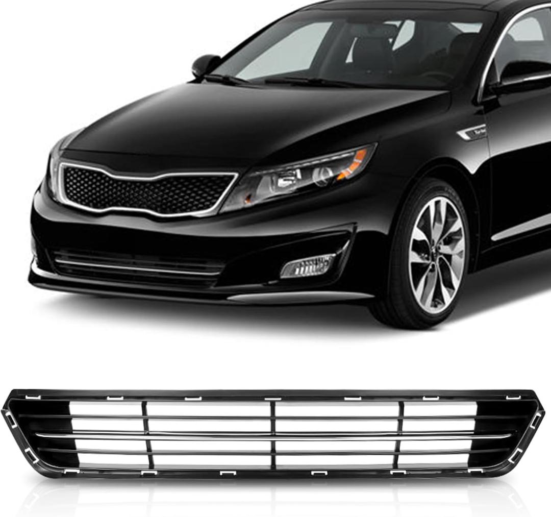 Front Bumper Grille Lower Grill Black For 2014 2015 Kia Optima KI1036120 865614C700