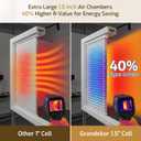 Grandekor No Drill Top Down Bottom Up Cellular Shades Blackout,22Wx48H | 1.5" Large Cell Honeycomb Design with Thermal Insulation, Cordless Operation, Privacy Control & No-Drill Rental Friendly