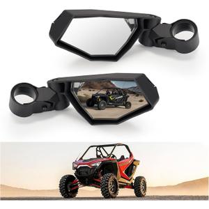 KIWI MASTER Side Mirrors for 2020-2026 Polaris RZR Pro XP, Pro S, Pro R, Turbo R/ 4 Accessories, Adjustable Folding Rear View Mirror 2883762, Pair