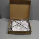 Zakkart Cat Window Perch - 100% Metal Supported from Below - Comes with Warm Spacious Pet Bed - Cat Window Hammock for Large Cats & Kittens - for Sunbathing, Napping & Overlooking (White)