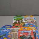 6 Sets Reusable Sticker Books for Toddlers, Jelly Sticker Books for Toddlers, Toddler Travel Toys for Kids 3 4 5 Year Old Girls Boys