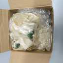 WILLBOND 24 Pcs 3 Size Poinsettia Flower Artificial Christmas Decor Glitter Poinsettia Christmas Ornaments Faux Flowers for Xmas Tree Outdoor(3.2/4/6 Inches,Gold)