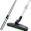 Vacuum Floor Brush & Extension Wand for Vacuum Cleaners with 1  inch (1.25'') (32mm) Inner Diameter with Horse Hair Soft Bristles - Hardwood Floor Attachment & Vacuum Extension Tube