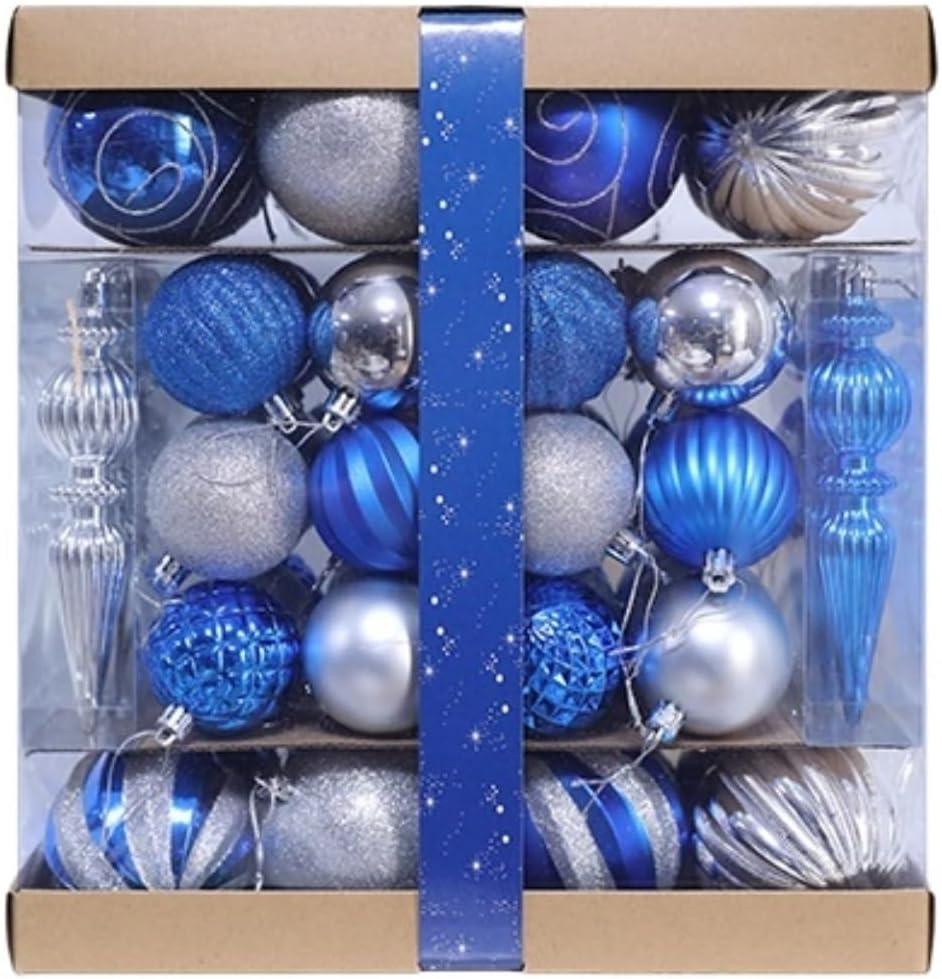 Christmas Balls for Tree Christmas Ball Ornaments  Christmas Baubles Shatterproof Christmas Tree Decorations Ball Ornaments Balls Xmas Hanging Decor Christmas Ornaments Balls