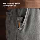 9th Pottery Anniversary Pocket Knife for Him, Engraved 3.3" EDC & Outdoor Folding Knife with Elegant Gift Box, Olive Wood Handle Personalized Keepsake for Husband, Boyfriend, Ideal for Camping, Hiking