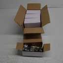 Privacy Door Knobs, 4 Pack Matte Black Door Knobs with Lock, Bed and Bath Door Knob Interior Keyless Locksets, Round Door Handles Reversible for Left Right Handed Doors