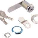 First Watch Security 1381-604 Drawer & Cabinet Lock Keyed Alike Cabinet & Drawer 1-1/8 inch Utility Cam Lock Finish, Chrome