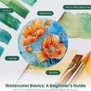 MyArtscape Watercolor Paint Set - 24 x 12ml Tubes - Lightfast - Vibrant Colors - Excellent Transparency - Kit for Vivid Watercolors Painting - Professional Artist Paint Supplies (9.6 Fl Oz (Pack of 1))