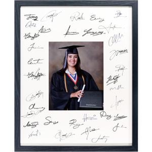 17x21 Frame Holds  Photo with White Mat for Graduation 
