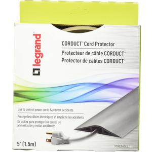 Wiremold CDI5 5 Ivory Corduct On-Floor Cord Protector