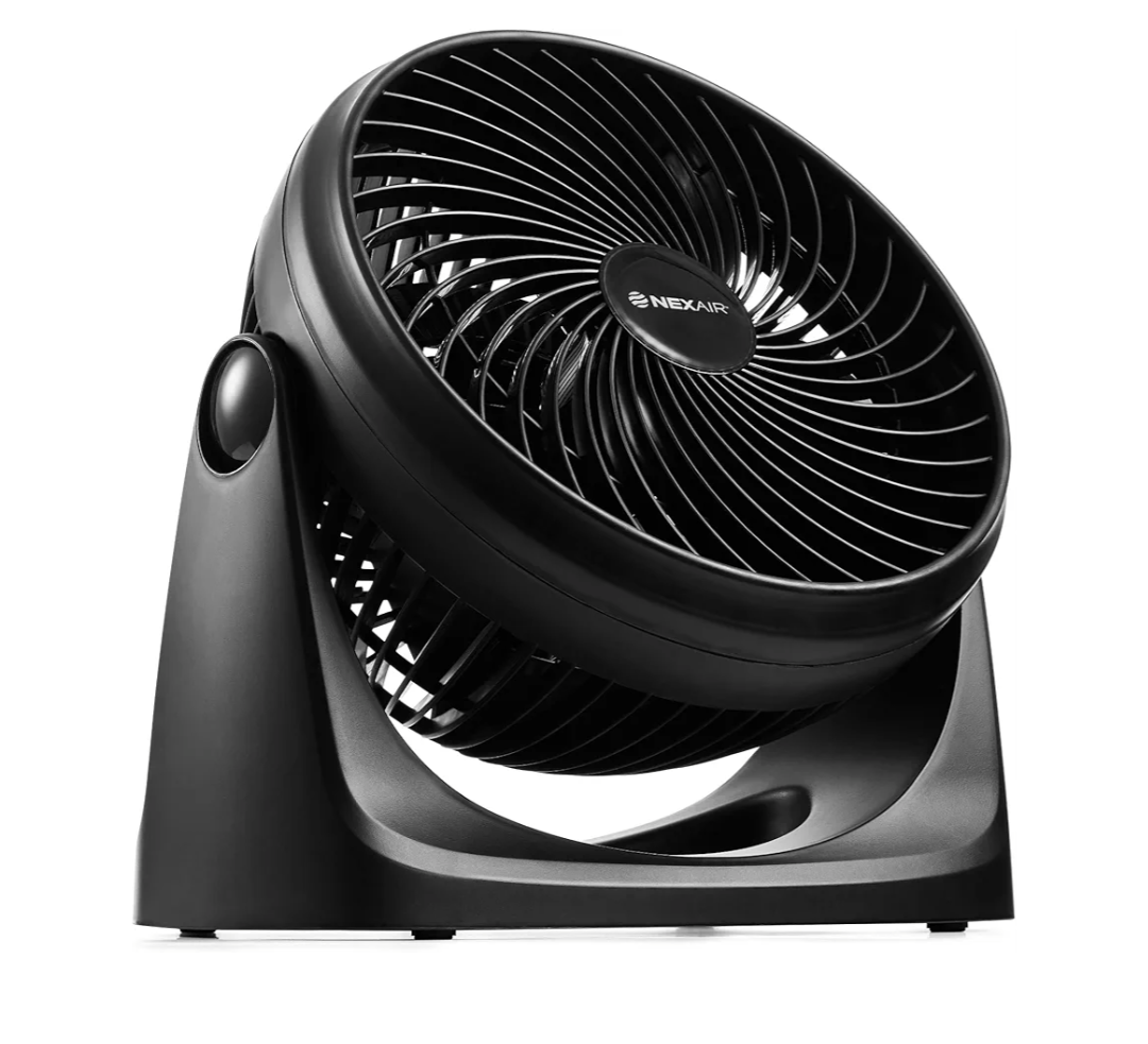 7" Air Circulator Portable Turbo Fan, 3 Speed Adjustable Desk fan Powers Cool Air-Waves Up To 25ft, Quiet Operating Fan For Bedroom, Made Of Durable Material, Great For Office & Living Room