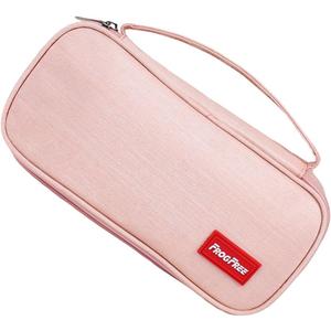 5 x Large pencil case, cute pencil pouch School Supplies Girls, Back to school teen College Stationary (2431-Pink)