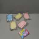 VioraWhite 11 Pcs Mini Suitcase Empty Storage Box and Plush Ball Keychain Candy Luggage Containers Packaging Case for Bridal Shower Baby Shower Party Favors Travel Gifts (Multicolor)