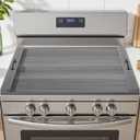 Gas Stove Top Cover: Wooden 30 * 22 Inches Electric Stovetop Covers, Noodle Board with Handles, Wood RV Cutting Board for Kitchen Counter (Grey)
