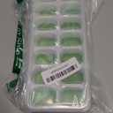 Ice Cube Trays, Silicone Easy-Release and Flexible 14-Ice Trays with Spill-Resistant Removable Lid, BPA Free, Durable and Dishwasher Safe, 2 Pack