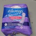 Always Discreet Adult Incontinence Pads for Women, Ultimate Extra Absorbency, Long Length, Postpartum Pads, Up to 100% Bladder Leak Protection, 26 Count